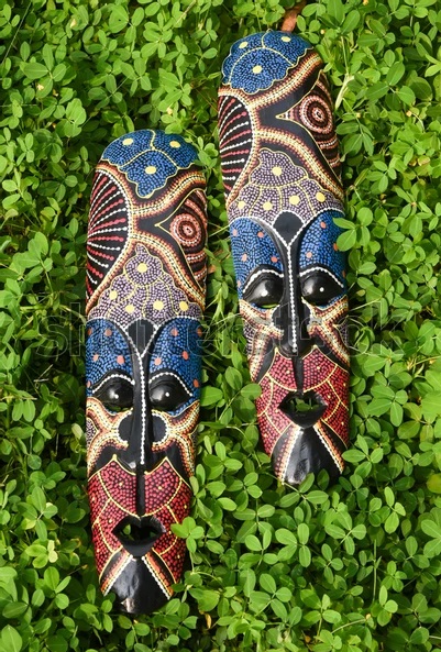 tribal mask handicraft kerala india 600w 774043336